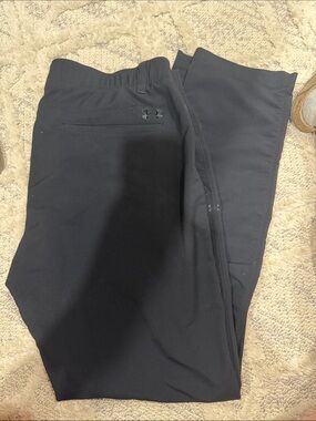 Under Armour Men’s Black Athletic Joggers with Subtle Logo